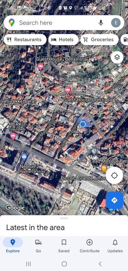 Villa Palma Center Berat Eksteriør bilde